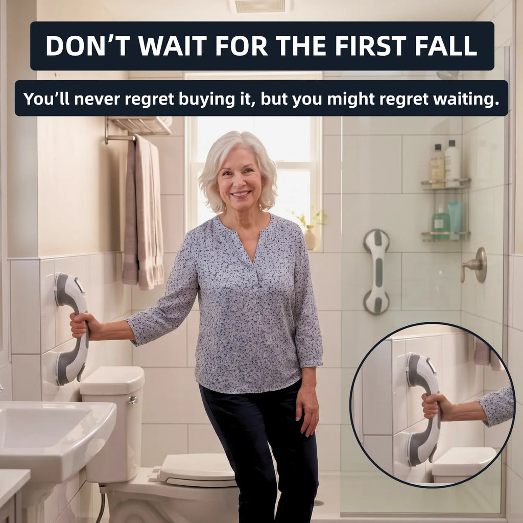 DualLock Safety Bar | Prevent Bathroom Slips